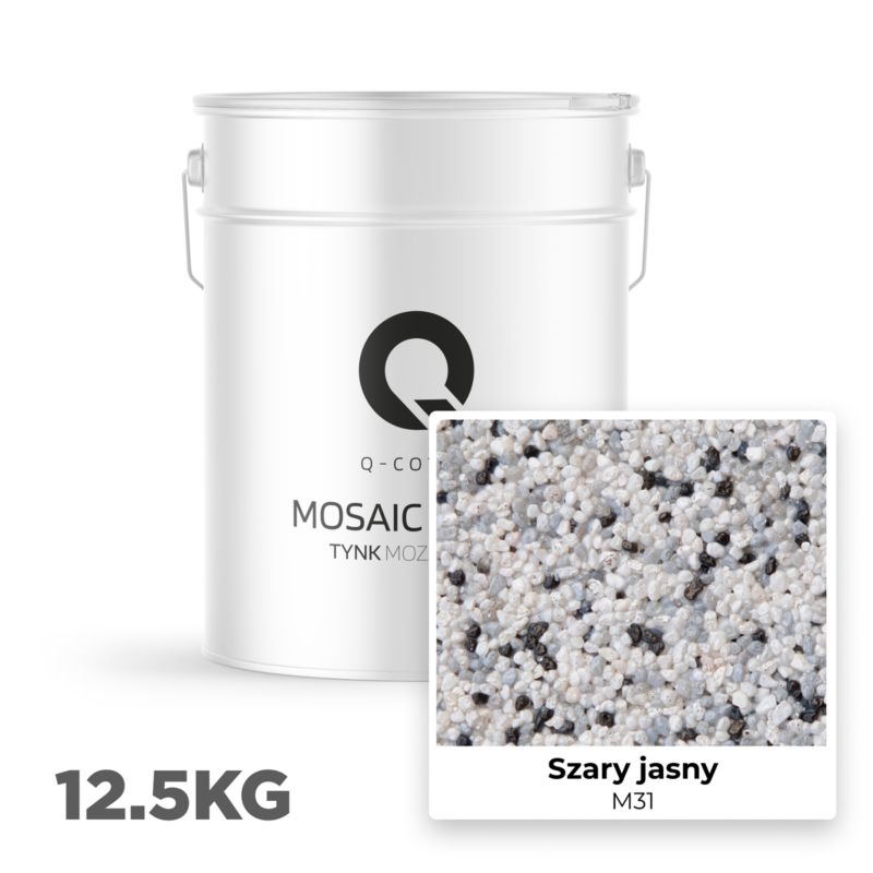 Mosaikpuds M31 12,5 kg Lysegrå 3,3 m²