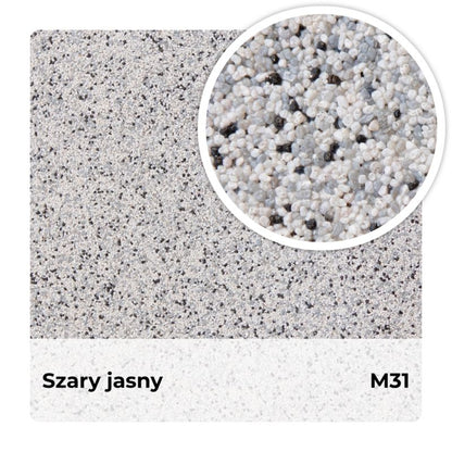 Mosaikpuds M31 25 kg Lysegrå