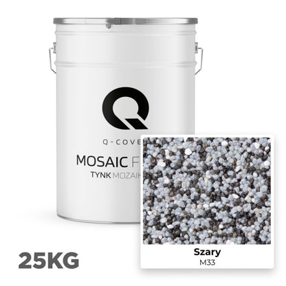 Mosaikpuds M33 25 kg Grå