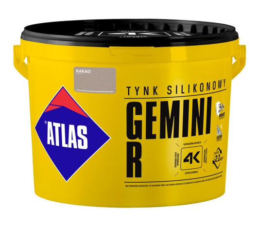 Atlas Gemini R silikatpuds i kakaofarve 25 kg