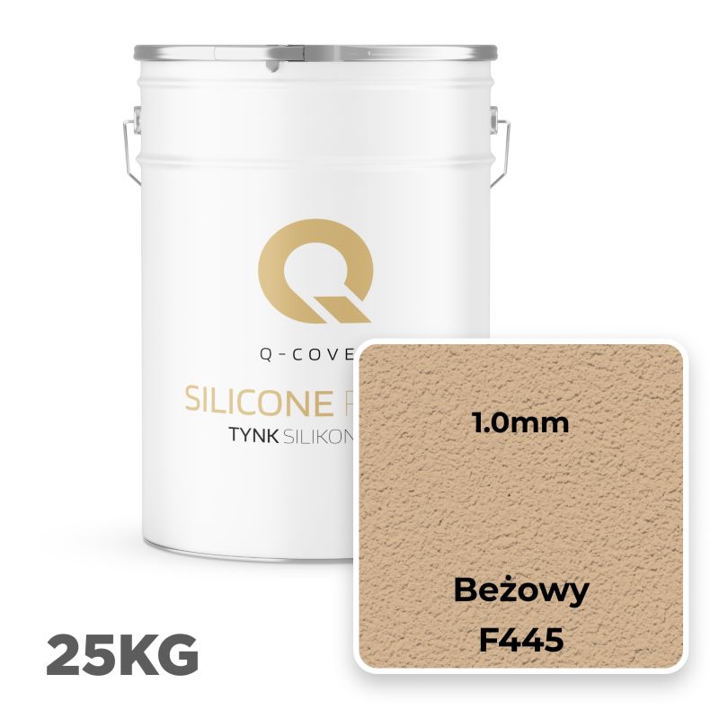 Silikonepuds Facadepuds 1 mm Beige F445 25 kg