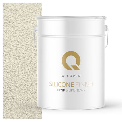 Silikonepuds Facade 1 mm Knust Hvid / Beige 15 kg
