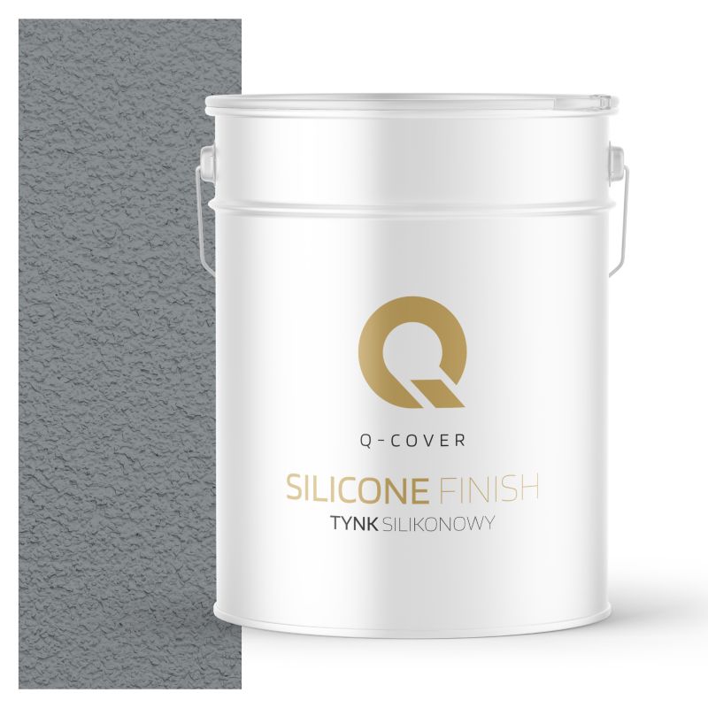 Silikonepuds Facade 1,0 mm Grå RAL7045 15 kg