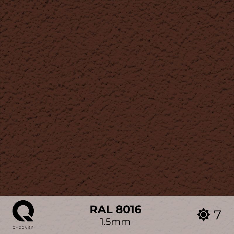 Silikonepuds Facadepuds 1,5 mm Varm Brun RAL8016 15 kg