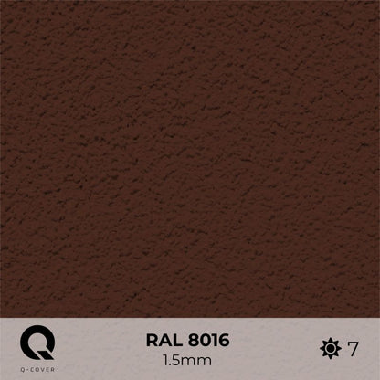Silikonepuds Facadepuds 1,5 mm Varm Brun RAL8016 15 kg