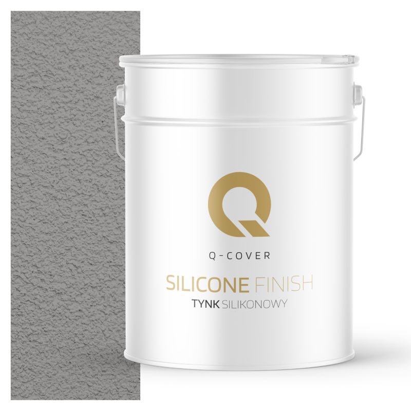Silikonepuds Facadepuds 1.5mm Platin Grå 15 kg | 5905591905404