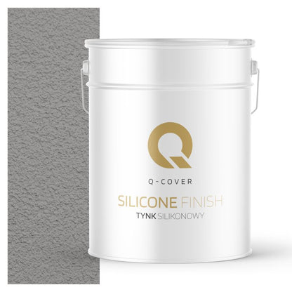 Silikonepuds Facadepuds 1.5mm Platin Grå 15 kg | 5905591905404