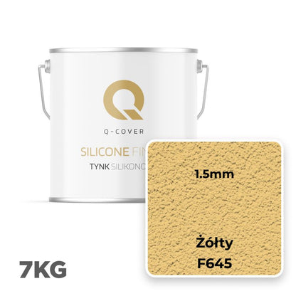 Silikonepuds Facadepuds Rillet 1,5 mm Gul 7 kg | F645