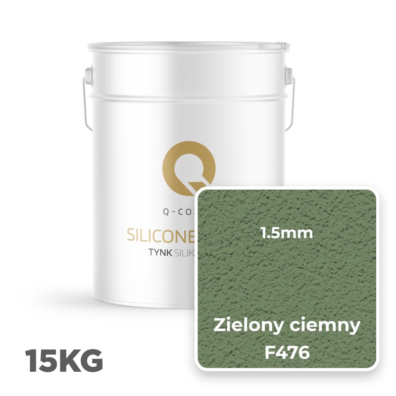 Silikonepuds 1,5 mm Mørkegrøn F476 15 kg