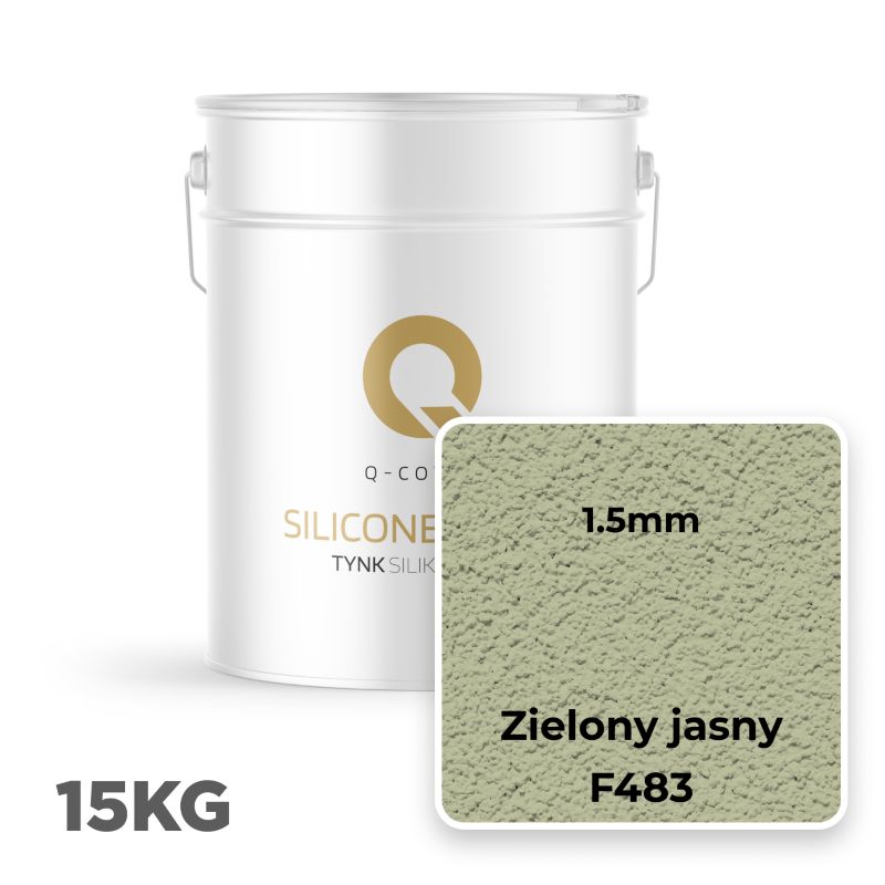 Silikonepuds 1,5 mm Lysegrøn 15 kg F483