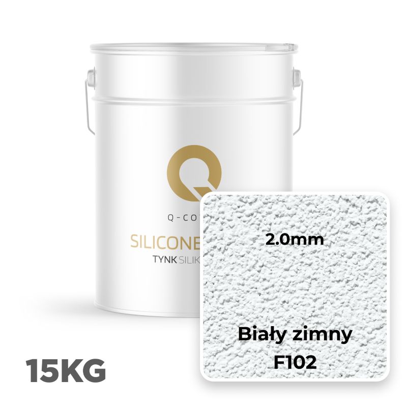 Silikonepuds Facade 2 mm Kold Hvid F102 15 kg