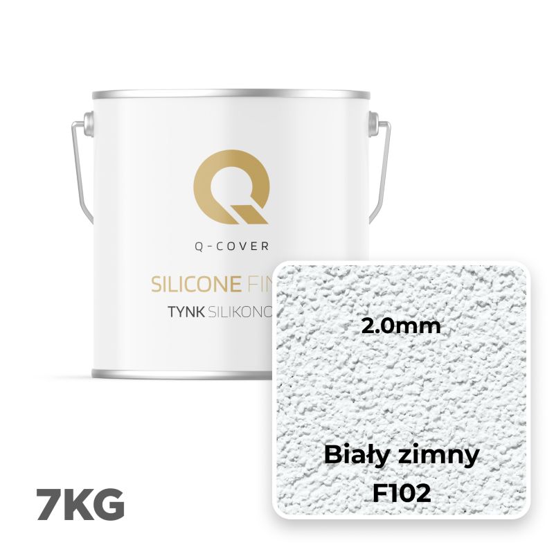 Silikonepuds Facadepuds 2,0 mm Kold Hvid 7 kg