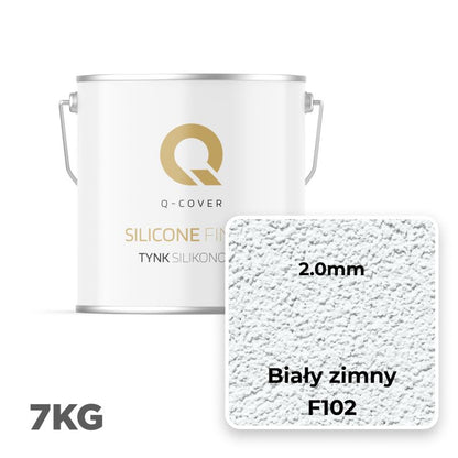 Silikonepuds Facadepuds 2,0 mm Kold Hvid 7 kg