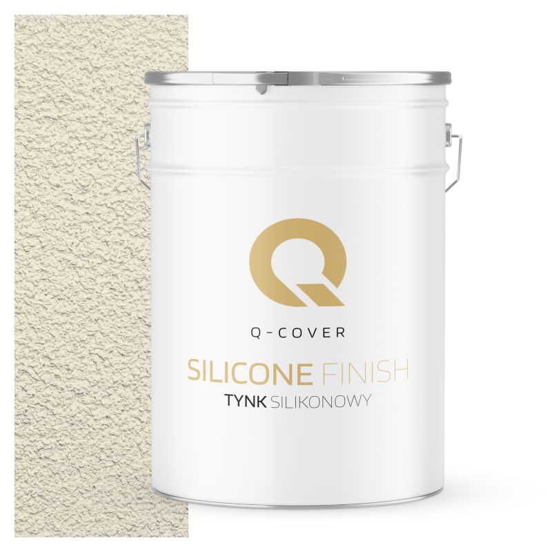 Silikonepuds Facadepuds 2,0 mm Knas Knækket Hvid Beige F771 25 kg