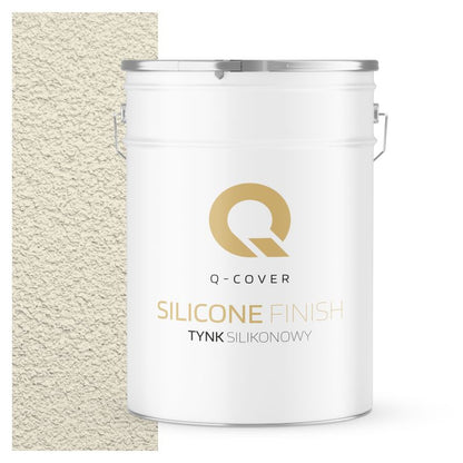 Silikonepuds Facadepuds 2,0 mm Knas Knækket Hvid Beige F771 25 kg