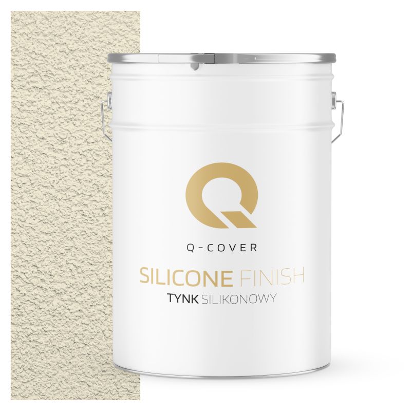 Silikonepuds Facade 2 mm Knust Hvid Gul F641 25 kg