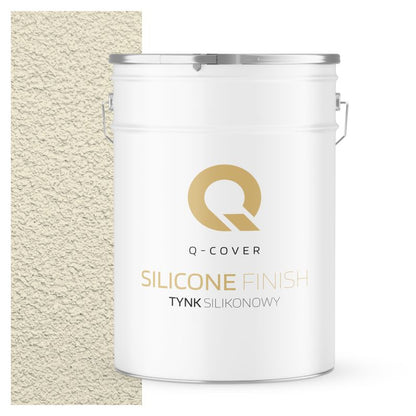 Silikonepuds Facade 2 mm Knust Hvid Gul F641 25 kg