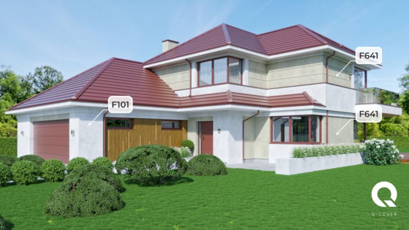 Silikonepuds Facade 2 mm Knust Hvid Gul F641 25 kg