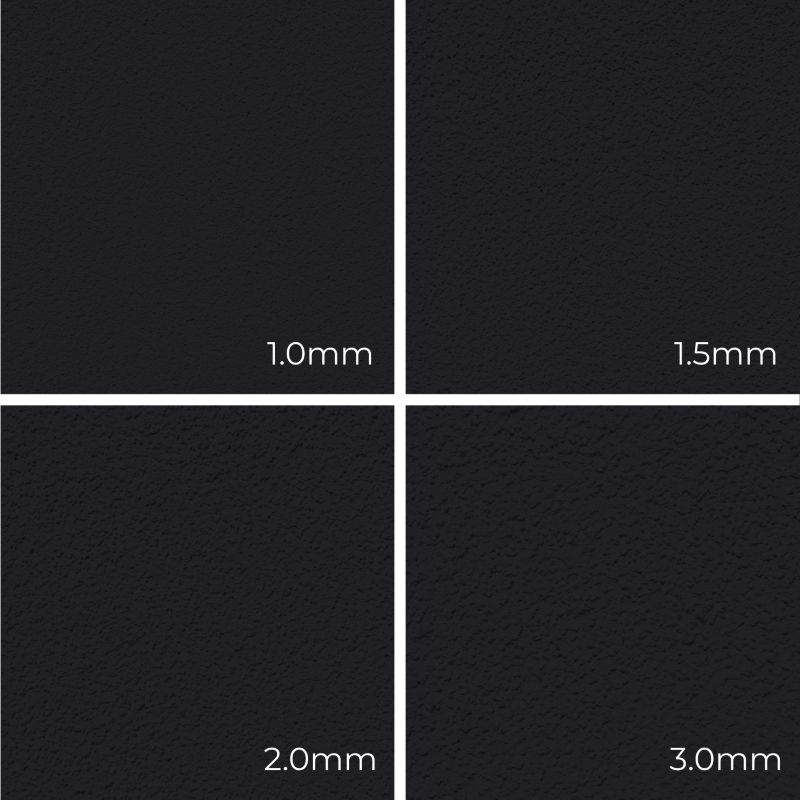 Silikonepuds 2,0 mm 7 kg Dyb Sort RAL9005