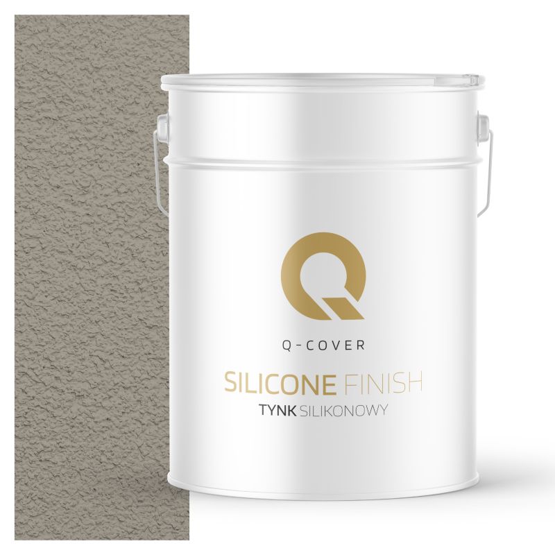 Silikonepuds Facadepuds 2,0 mm Varmgrå 15 kg