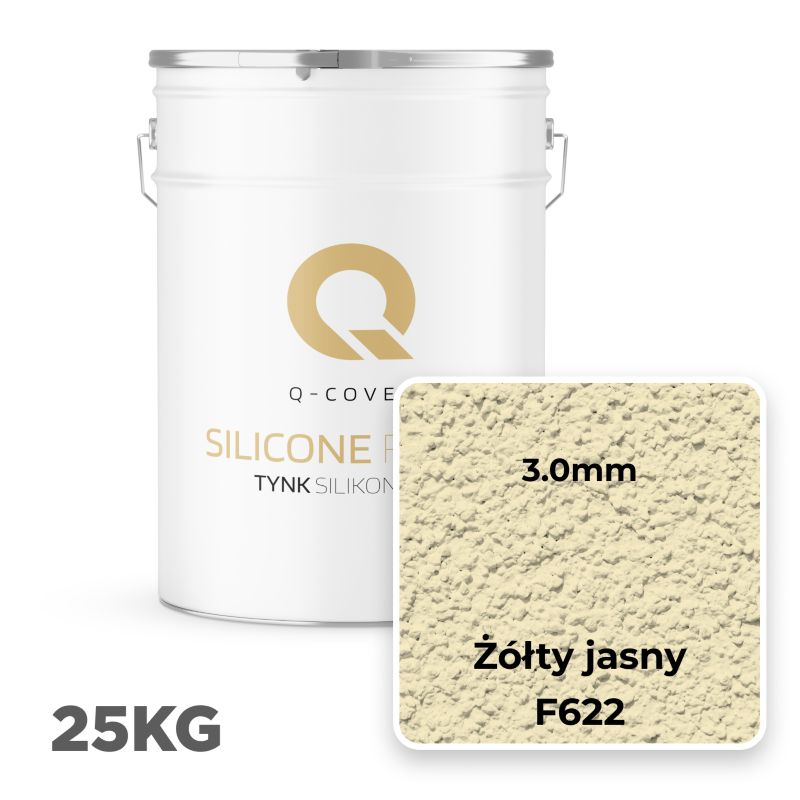 Silikonepuds Facade 3 mm Lys Gul 25 kg