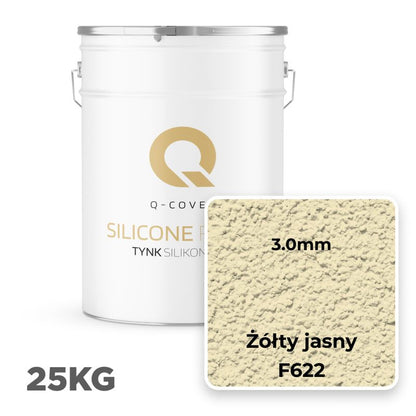 Silikonepuds Facade 3 mm Lys Gul 25 kg