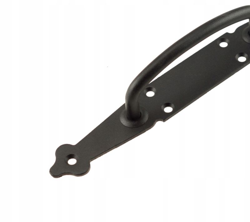 Dørgreb Rustik 270 mm Sort Stål