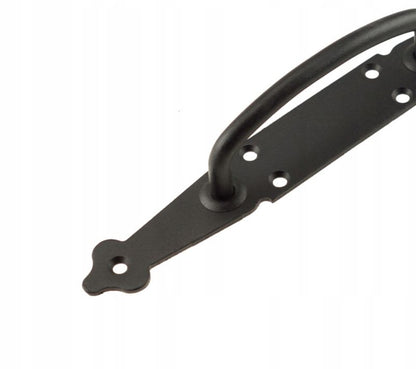 Dørgreb Rustik 270 mm Sort Stål