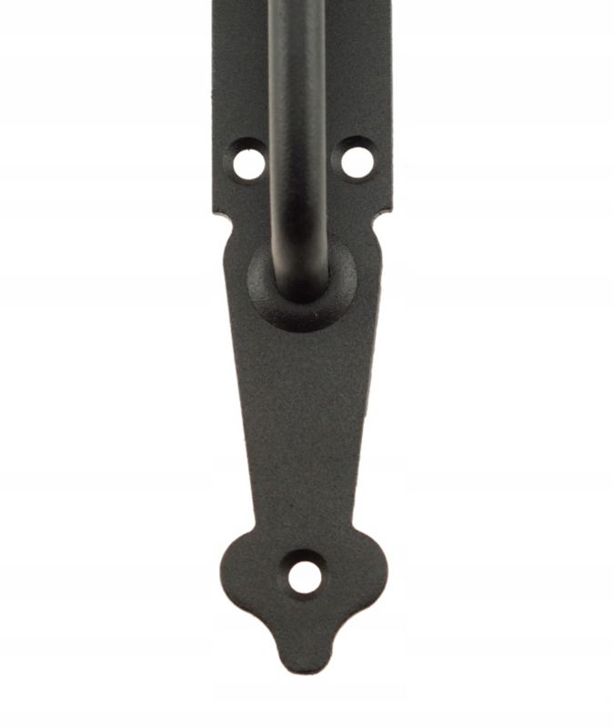 Dørgreb Rustik 270 mm Sort Stål