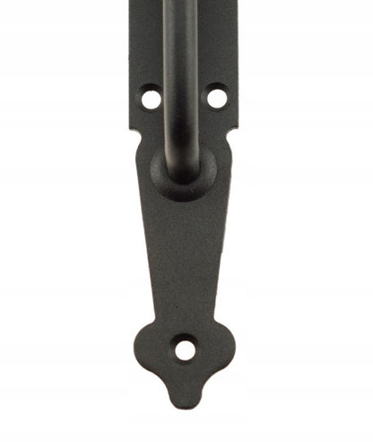 Dørgreb Rustik 270 mm Sort Stål