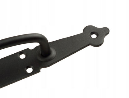 Dørgreb Rustik 270 mm Sort Stål