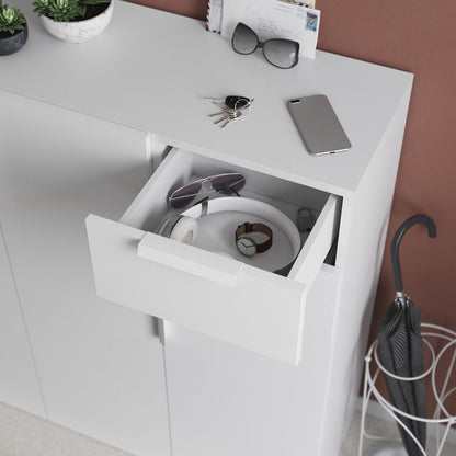 GoodHome Atomia kantgreb 16,5 cm hvid 2 stk.