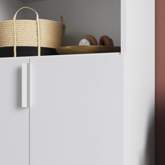 GoodHome Atomia kantgreb 16,5 cm hvid 2 stk.