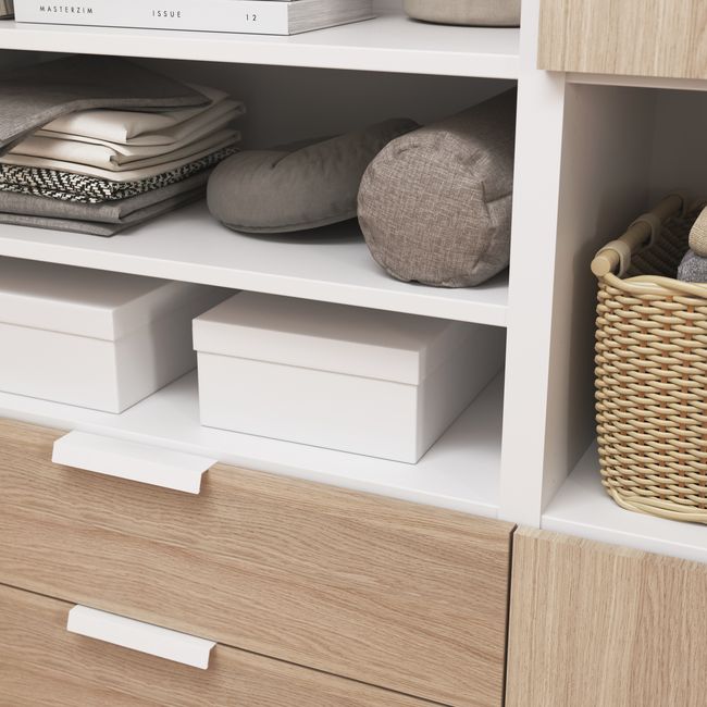 GoodHome Atomia kantgreb 16,5 cm hvid 2 stk.