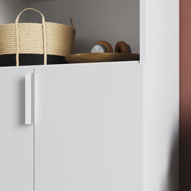 GoodHome Atomia kantgreb 29,3 cm hvid 2 stk.