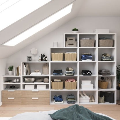 GoodHome Atomia kantgreb 3,7 cm hvid 2 stk.