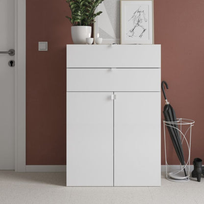 GoodHome Atomia kantgreb 3,7 cm hvid 2 stk.
