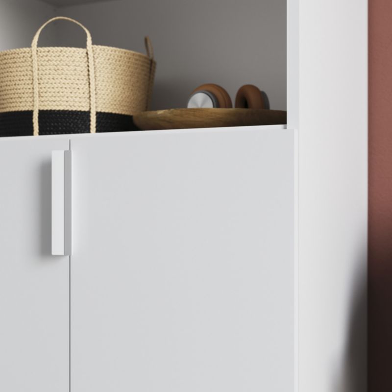 GoodHome Atomia kantgreb 3,7 cm hvid 2 stk.