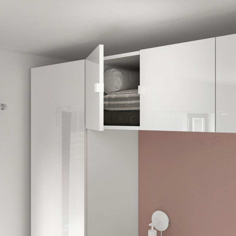 GoodHome Atomia kantgreb 3,7 cm hvid 2 stk.