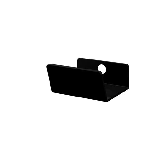 GoodHome Atomia kantgreb 3,7 cm mat-sort 2 stk.
