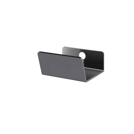 GoodHome Atomia kantgreb 3,7 cm grå 2 stk.