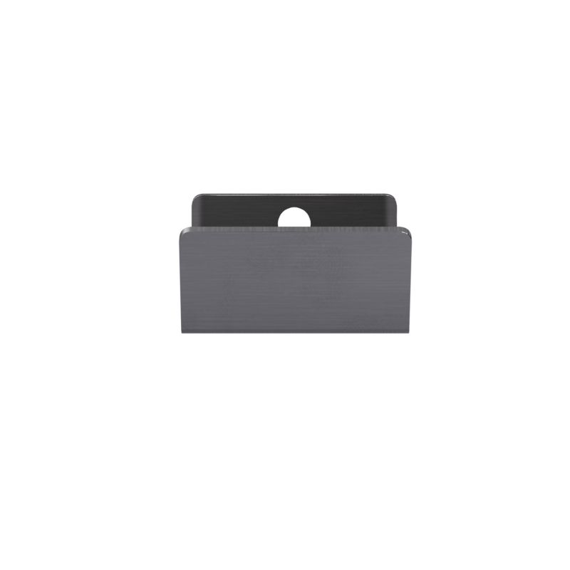 GoodHome Atomia kantgreb 3,7 cm grå 2 stk.