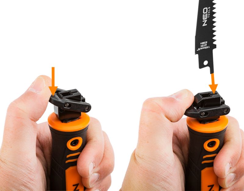 NEO TOOLS universal klingeholder med klinge på 12,5 mm, 1 stk.