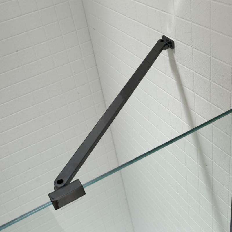 Bruseholder 50 cm Sort Rustfrit Stål
