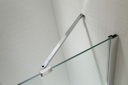 GoodHome krom brusekabinegreb
