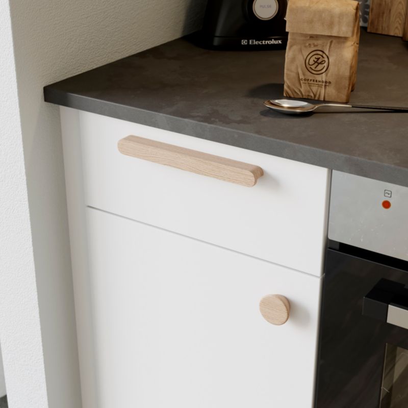 GoodHome køkkenmøbelgreb i naturligt træ 220 mm