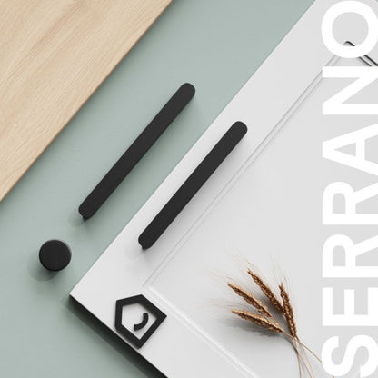 GoodHome Serrano køkkenmøbelgreb 45 mm sort træ