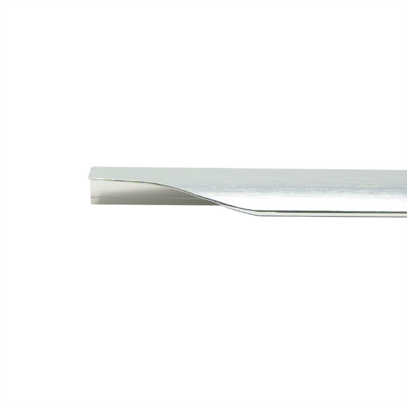 GoodHome Imandra 60 cm grå/aluminium greb til underskab, 2 stk.