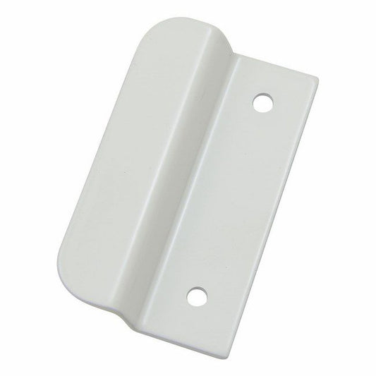 Hvid håndtag til altandør