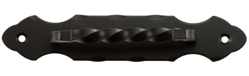 Dørgreb Retro 190 mm Sort Stål
